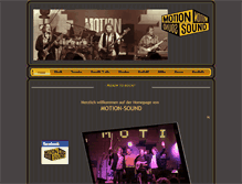 Tablet Screenshot of motion-sound.de